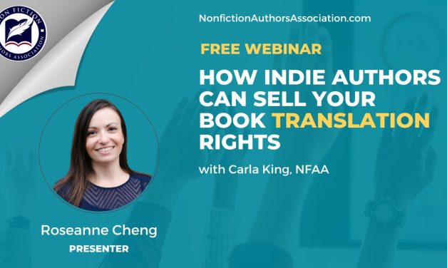 Webinar: ROSEANNE CHENG: HOW INDIE AUTHORS CAN SELL YOUR TRANSLATION RIGHTS