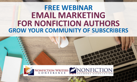 Webinar: Email Marketing for Authors – Grow Your Community of Subscribers – April 18, 2024