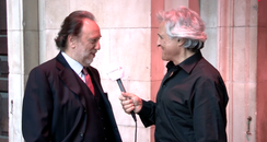John Suchet and Riccardo Chailly