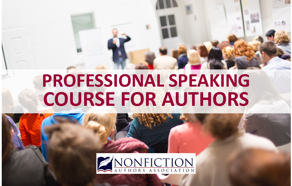 Professional Speaking Course for Authors – Week 1 – 10/12/2023